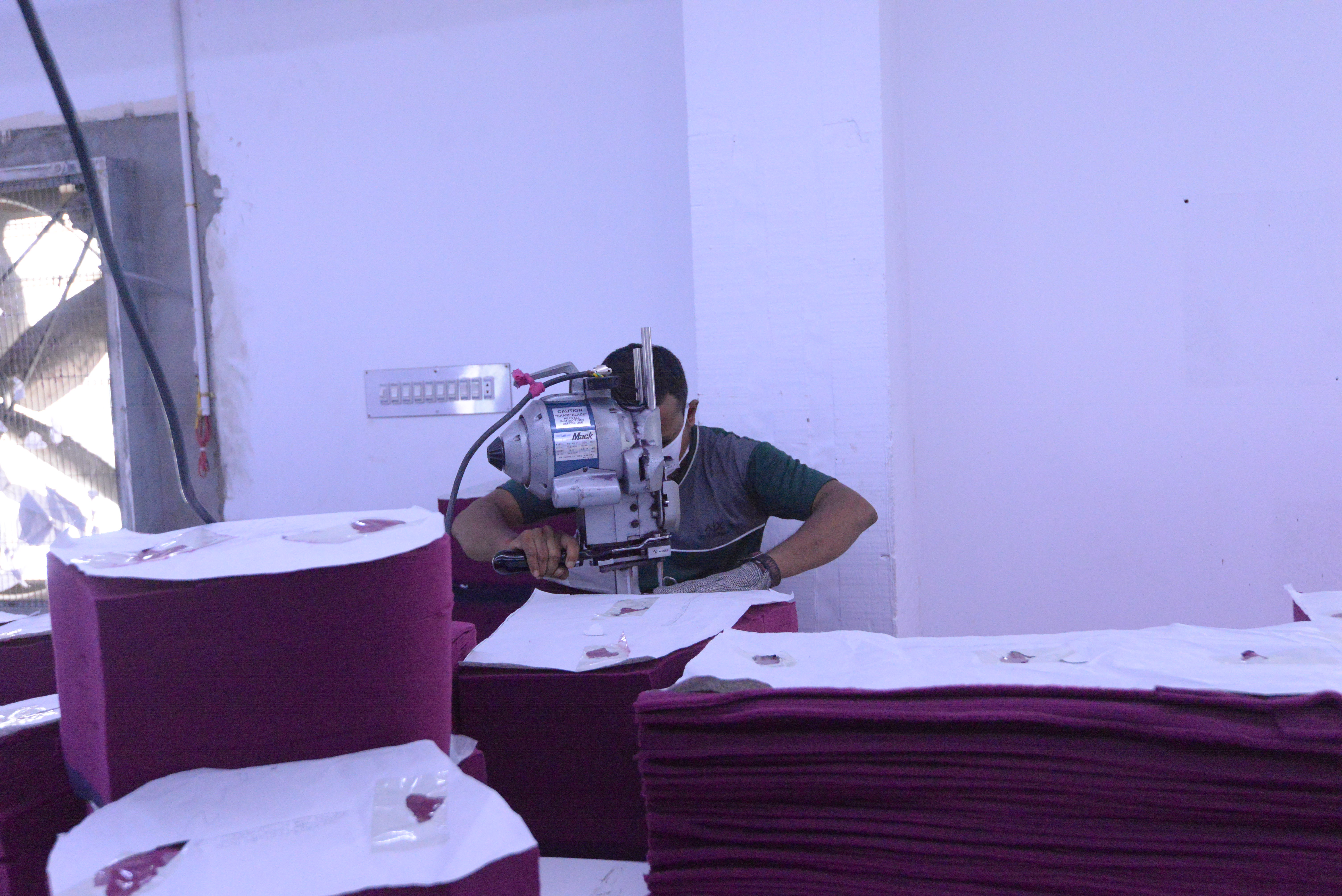 Cutting section